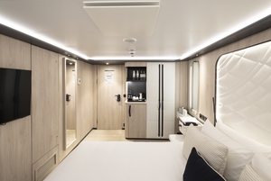 Upper decks balcony stateroom